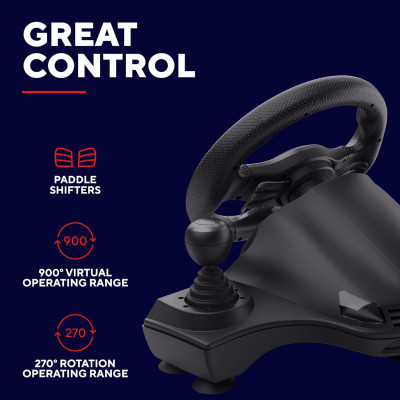 Руль Trust GXT 289 Movi PC/PS4/PS3/Xbox/Nintendo Switch (25122) Винница - изображение 10