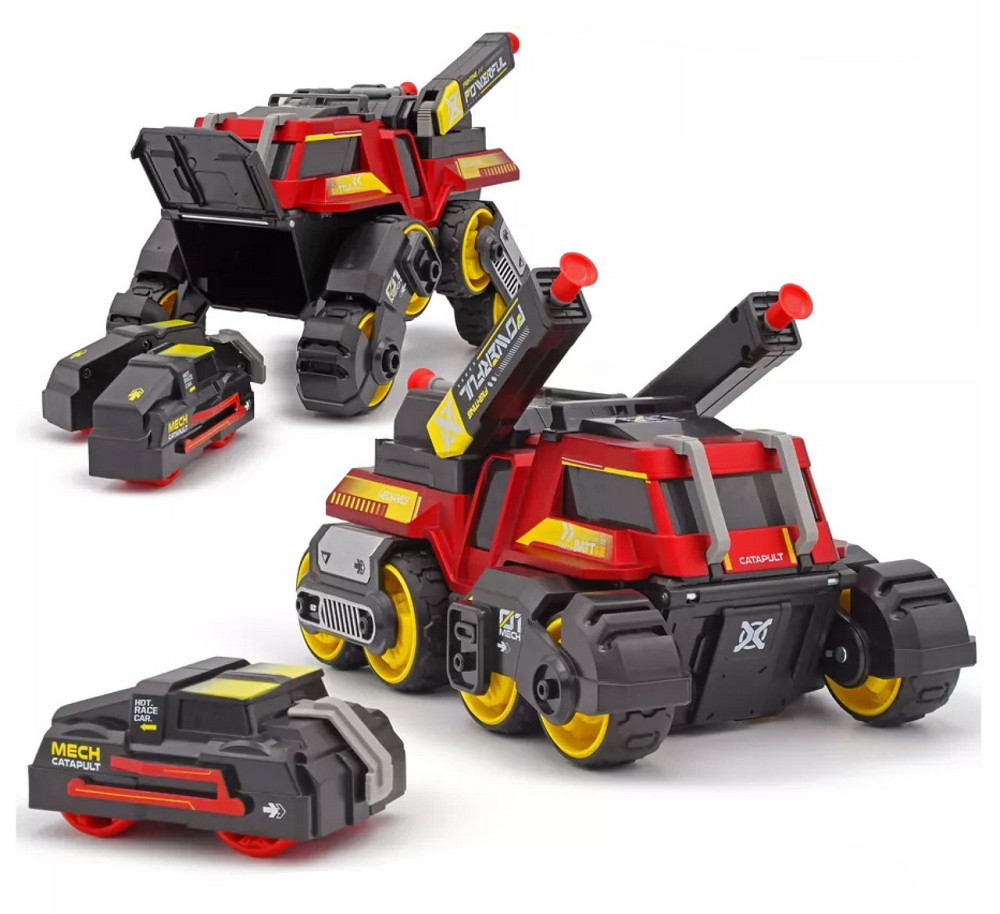 Игрушка CARS S Боевая машина 3в1 Pull-back с катапультой и пушками, со светом и звуком 1:24, в ассортименте (CJ-4095637) Киев - изображение 8