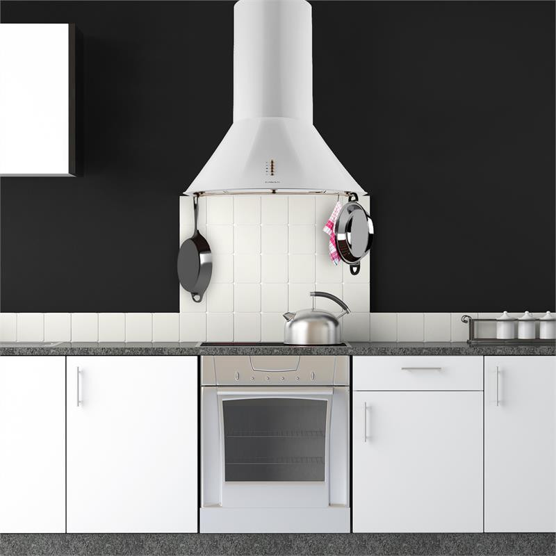 Lumio Primo ретро вытяжка 60см 490 м³/ч светодиодная подсветка белая (Германия, читать описание) Ровно - изображение 6