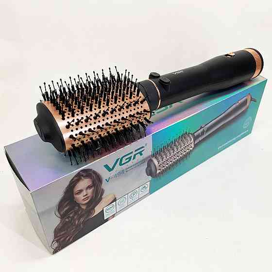 Сучасний фен для укладання, Професійний фен-гребінець з іонізацією, Хороший фен для волосся KP-46 Івано-Франківськ