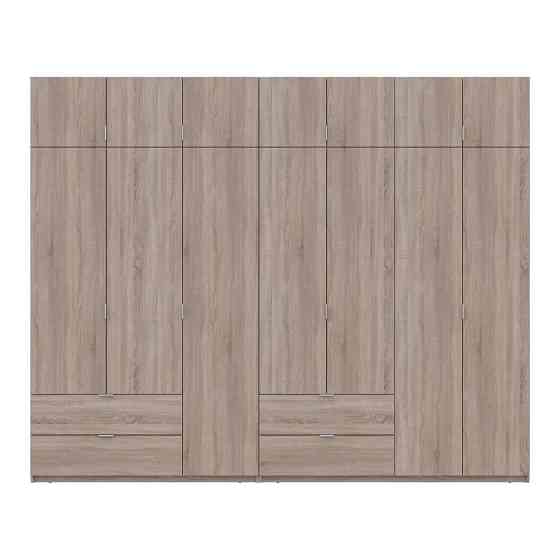 Шкаф для одежды Doros Лукас Дуб сонома 3+4 ДСП 295х50х240 DRS-011707 (42005123) Днепр