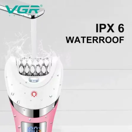 Многофункциональный аккумуляторный эпилятор с подсветкой VGR V-759 5в1 женская электробритва Коломыя
