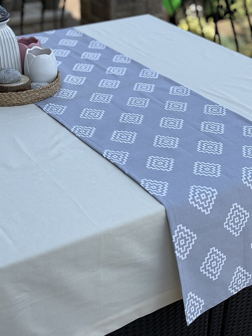 Ecotton Ранер доріжка Ecotton DUCK 45x170 см для обіднього столу водовідштовхувальна сірого кол Коломия - фото 9