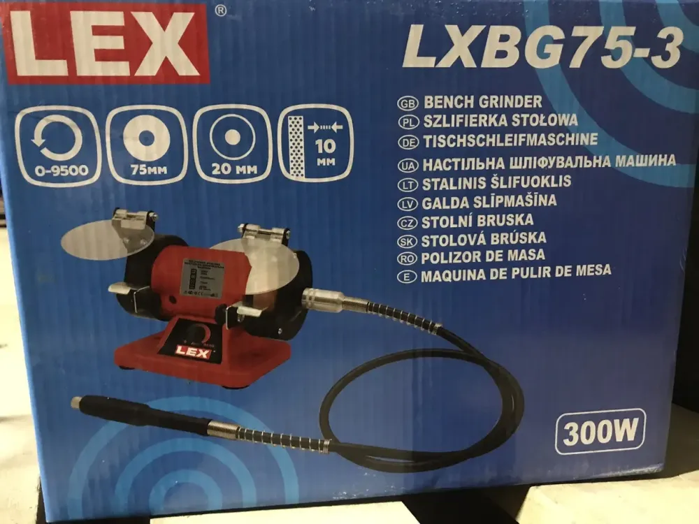 Точильний верстат LEX LXBG75-3, 300 Вт, 9500 об/хв, універсальний, Чехія Львів - фото 7