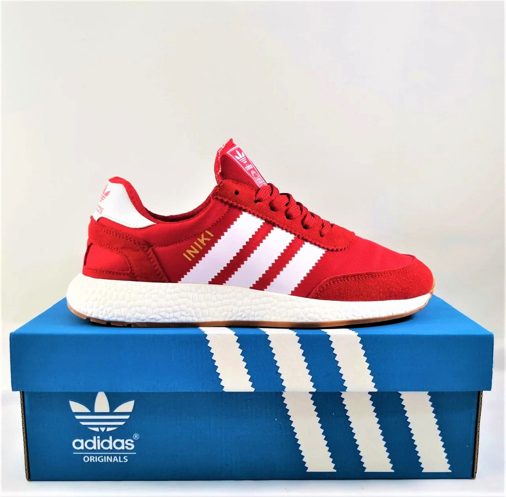 Кроссовки Adidas Iniki Runner Boost Красные Женские Адидас (размеры: 38) Видео Обзор Днепр - изображение 7