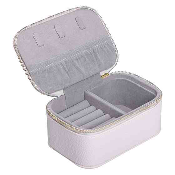 Yiwu Скринька для прикрас з еко шкіри на блискавці міні органайзер для ювелірних виробів HP-5-2 Коломыя