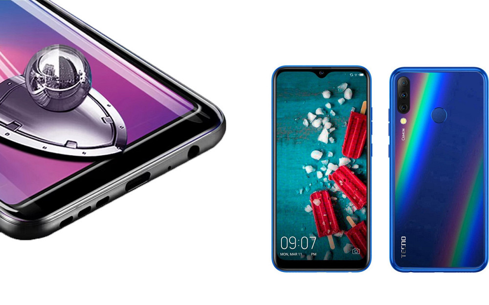 Защитное стекло DefenzoGlass для Tecno Camon 11S (CB7) – двойная прочность Киев - изображение 2