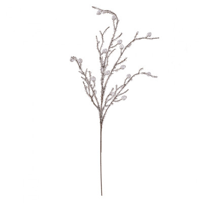 Декоративна гілка YES! Fun з кристалами, 83 см, засніжена (974113) Вінниця - фото 1