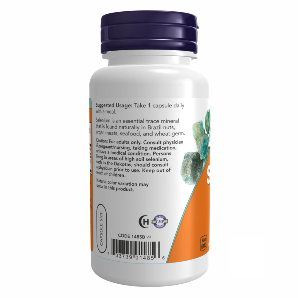 Селен Now Foods Selenium 200 mcg 90 раст капс Киев - изображение 6