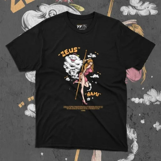 Футболка мужская с принтом Ван Пис Nami Размер 48 Anime0255 Днепр