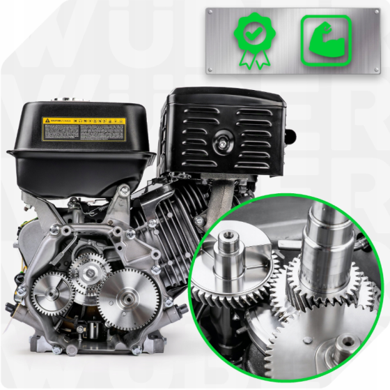 Двигун внутрішнього згоряння 420 см3 15 л.с. ВАЛ 25,4 мм Wuber (Польща) Київ