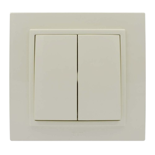 ZENA крем Вимикач внутрішній 2кл Ел-Би Житомир - фото 1