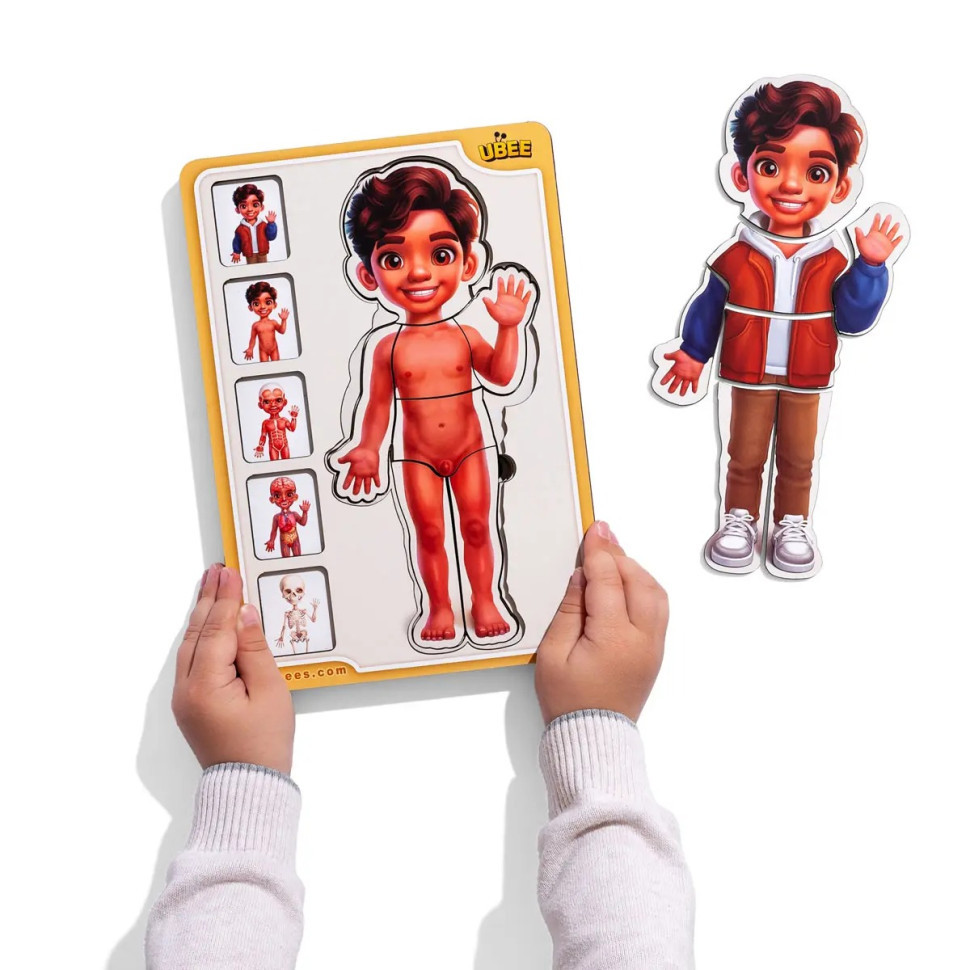 Деревянный пазл-вкладыш 