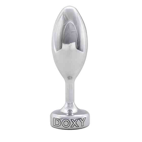 Металева анальна пробка DOXY Butt Plug SMOOTH, гладенька, діаметр 3,3 см Sex Aura Київ