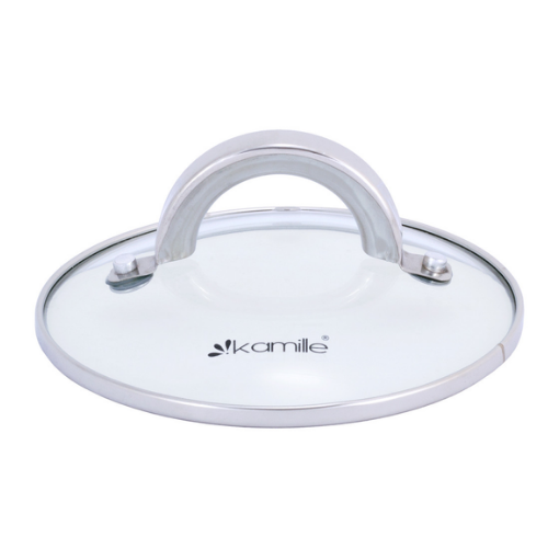 Каструля нержавіюча сталь 1л з кришкою порожнисті ручки 5614S KAMILLE Житомир - фото 9