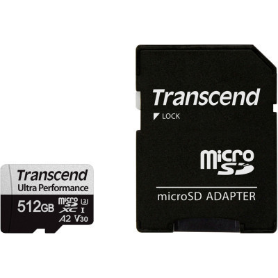 Карта памяти Transcend 512GB microSDXC class 10 UHS-I U3 A2 (TS512GUSD340S) Винница - изображение 1