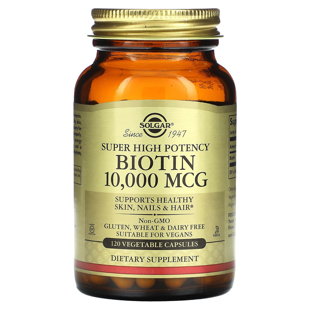 Биотин (Biotin Super High Potency) 10000 мкг 120 капсул Київ - фото 1