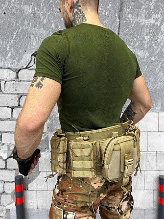 Разгрузочный пояс с Подсумками в комплекте / РПС с системой Molle Attack койотВТ7500 Киев - изображение 9