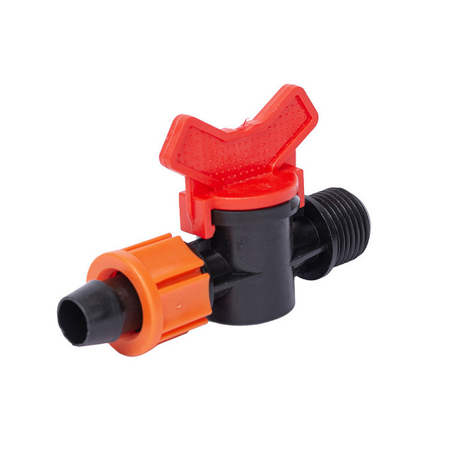 Кран для капельной ленты Ø16мм н/р 1/2