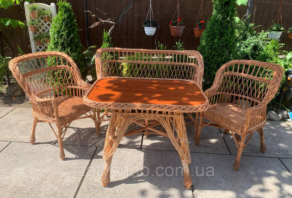 Мебель плетеная, комплект Киев - изображение 8
