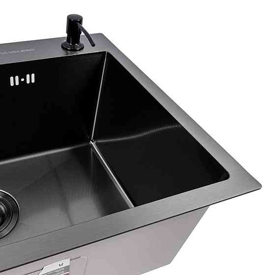 58*43 Мийка PVD чорна Valeso Handmade DECOR (3.0/0.8) Коломыя