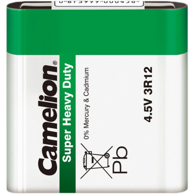 Батарейка 3R12 4.5V Super Heavy Duty Zinc-carbon * 1 Camelion (3R12-SP1G) Винница - изображение 1