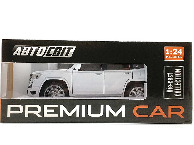 Машина Автосвіт Toyota Land Cruiser 30 інерційна відчиняються двері капот багажник 20см Білий (AP-2033) Чернігів - фото 9