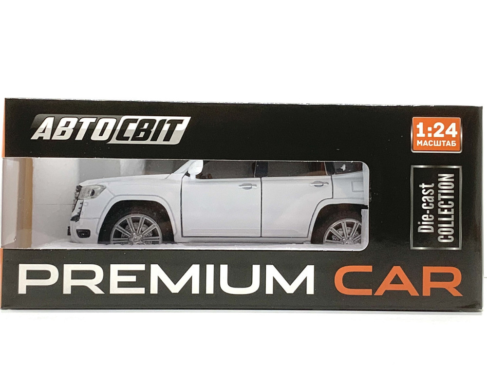 Машина Автосвіт Toyota Land Cruiser 30 інерційна відчиняються двері капот багажник 20см Білий (AP-2033) Чернігів - фото 9