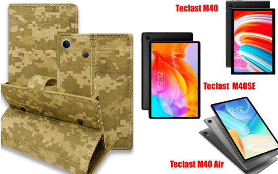 Книга-трансформер для планшета Teclast M40, M40Se, M40 Air, цвет Black Pixel Киев