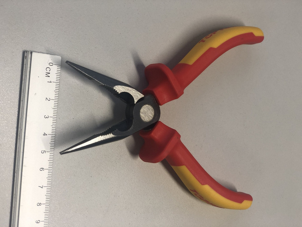 Плоскогубці діелектричні подовжені 6" 1000V VDE TOPTUL DGCB2206 Одеса - фото 7