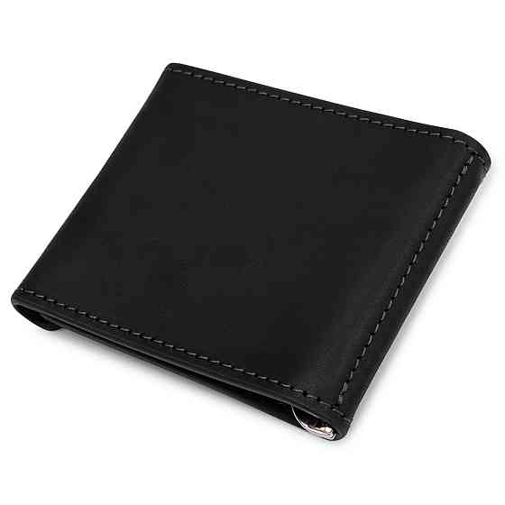 Мужской практичный зажим для денег GRANDE PELLE 11404 Черный Киев