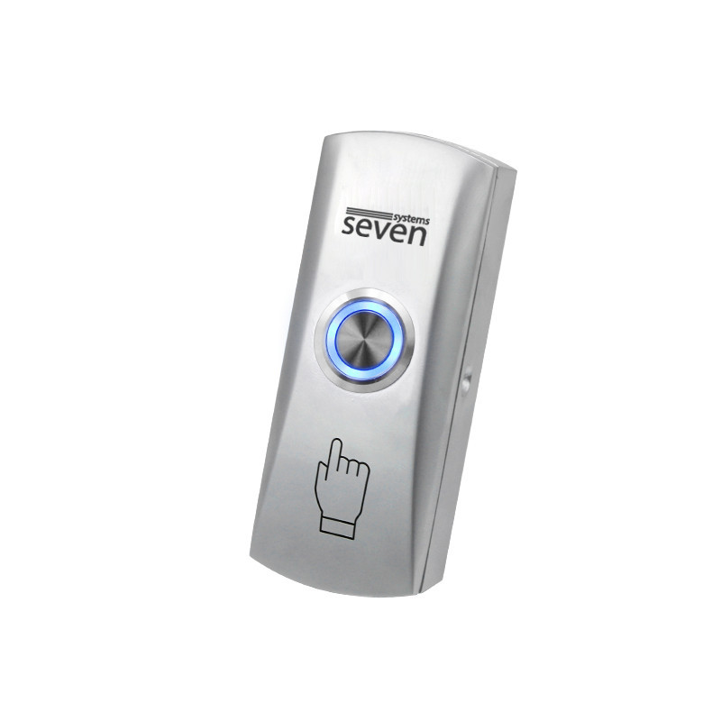 Кнопка виходу металева накладна з підсвічуванням SEVEN K-782 Київ - фото 2