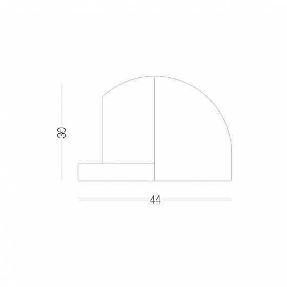 УПОР ПІДЛОГОВИЙ ДЛЯ ДВЕРЕЙ M-42L BLACK ЧОРНИЙ Київ