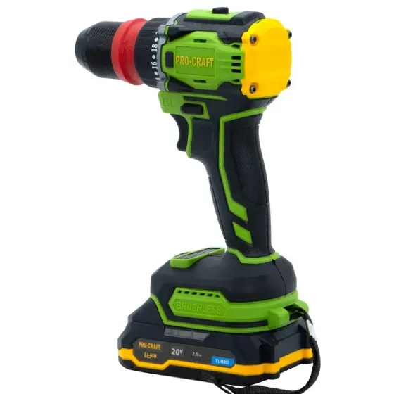 Безщітковий акумуляторний шуруповерт Procraft PA18Pro в кейсі універсальний акумуляторний шуруповерт 1 батарея 2А·год 20В Львів