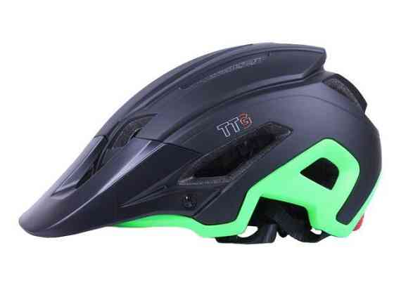 Шлем велосипедный H-099 (черный с салатовым, size L) Мукачево