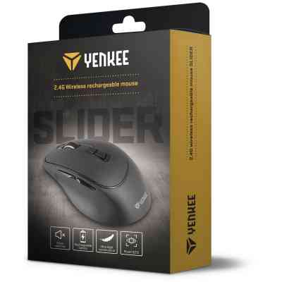 Мышка YENKEE YMS 2080GY Slider Wireless Black (45019322) Винница