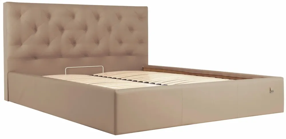 Кровать Bristol Comfort 120 х 190 см Fly 2213 С подъемным механизмом и нишей для белья Светло-коричневый Киев - изображение 3