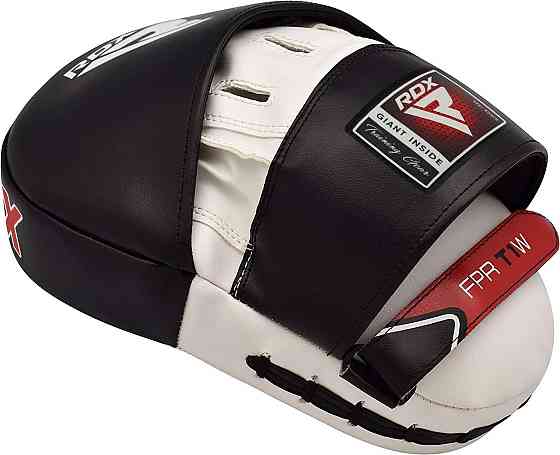 Лапи боксерські RDX T1 Curved White/Black Кам'янське