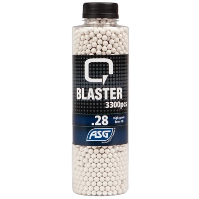 Страйкбольные шарики ASG Q Blaster White 6мм 0.28г 3300шт (19401) Винница - изображение 1