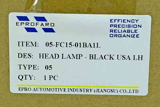 Фара Фокус 3 (2014-2019) рестайлинг левая черная указатель поворота желтый галоген (ручной корректор) без ДХО Форд Мукачево