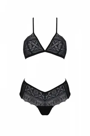 Комплект Passion KERRIA BIKINI black L/XL - ECO Passion Львів