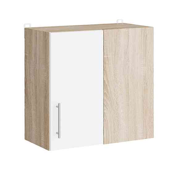 Кухонний модуль верхній кутовий Еверест Еко 600 дуб сонома/німфея альба (білий) 60х30х58 см (DTM-071035) Дніпро