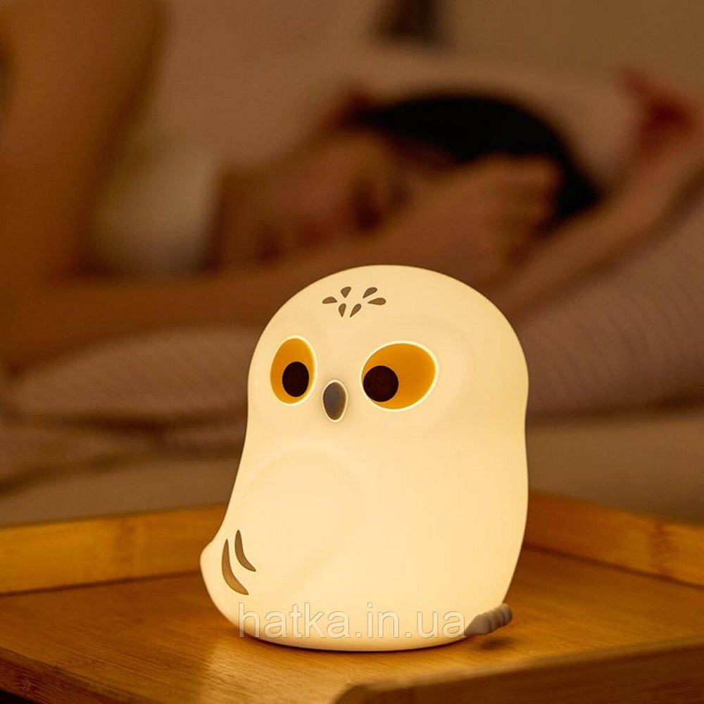 A052 силіконовий сенсорний нічник-іграшка "Сова" Київ - фото 6