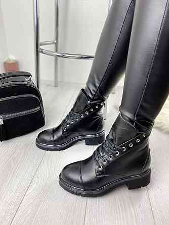 Черевики жіночі D and V 2037 чорні (зима, шкіра натуральна) (3032) лише 36р. 36 Коломия