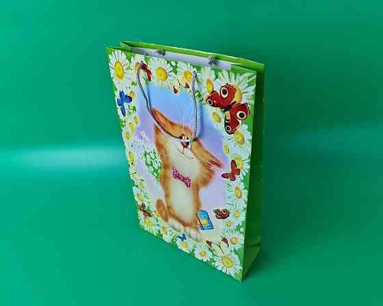 Большой бумажный пакет вертикальный  25/37/8(артBV-041) (12 шт) Харьков