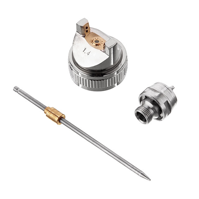 Комплект форсунки 1,4 мм для фарбопульта HVLP PT-0102 (форсунка, повітряна головка, голка) INTERTOOL PT-2001 Київ - фото 2