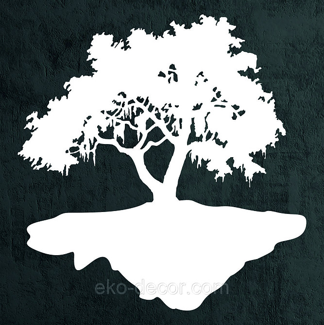Декоративне настінне Панно «Дерево», Декор на стіну 70*67 см, Білий Київ - фото 9
