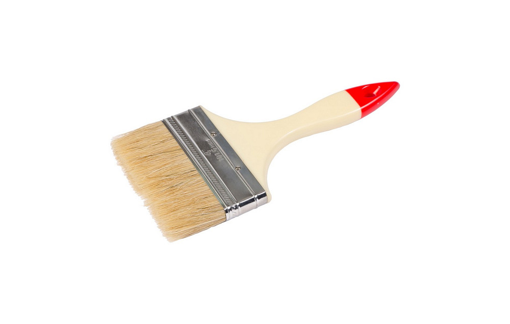 MASTERTOOL Пензель малярський флейцевий MASTERTOOL "СТАНДАРТ" 4.0" 100 мм/12 мм/38 мм 91-1610 Київ - фото 1