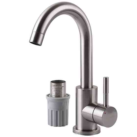 Змішувач для кухні EcoMIX AISI-101S-WH Київ