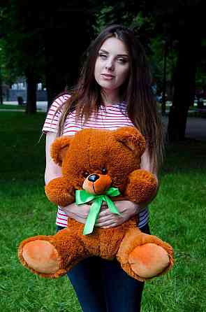 М'яка  іграшка подарунок на 8 березня плюшевий ведмедик Томии 65 см Коричневий Тернопіль